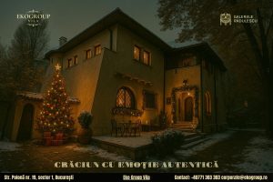 Poveste de Crăciun în spiritul anilor ’30: magia interbelică a fostei Case Tătărăscu, azi Eko Group Vila